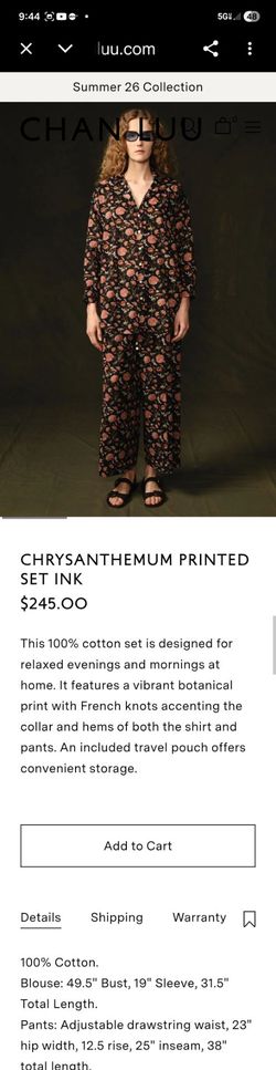 Chan Luu lounge wear Summer 2026 collection