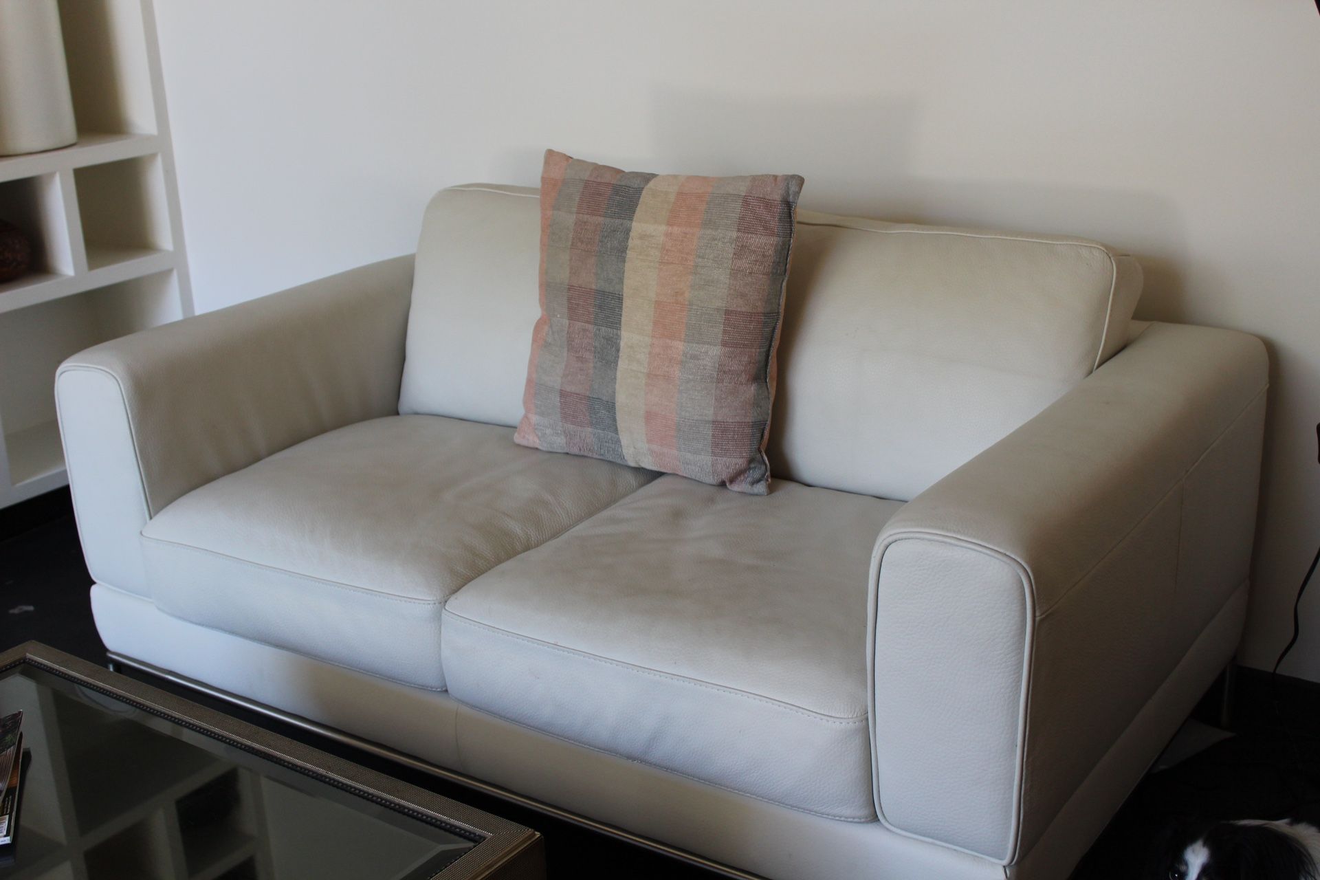 Leather Loveseat