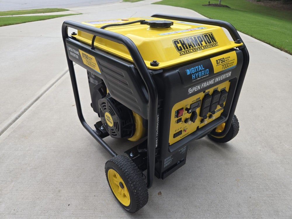 Champion 8750W Inverter Generator - Like New, Electric Start
