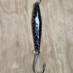 Tady 4/0 Heavy, Purple Mackerel/Chrome Glow-back, Bluefin Tuna Jig