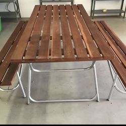 Picnic Table And Benches 