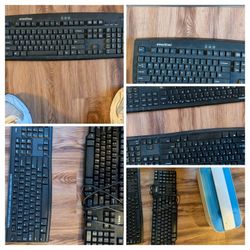 6 Keyboards Bundle – Wireless & Wired – $50