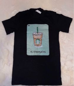 El Starbucks Loteria Graphic T-Shirt