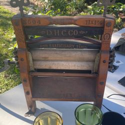 Authentic Antique Washboard 