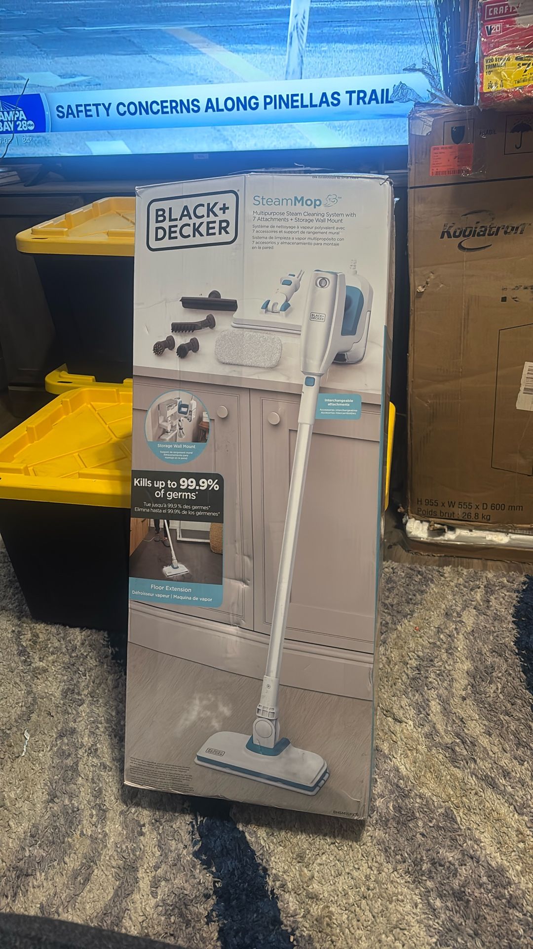 Black And Decker Steam Mop With 7 Attachments