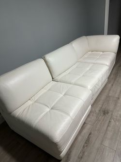 leather sofa - 3 pieces