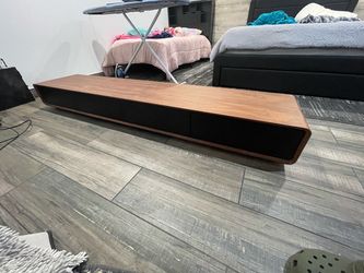 Low Profile Wood TV Stand Media Console