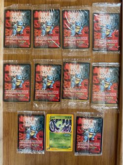 Vintage Sealed Black Star Promo Celebi #50 Pokemon Lot