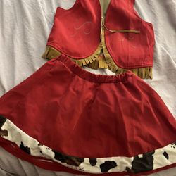 Cowgirl Costume Size 5/6
