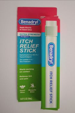 Benadryl itch relief stick