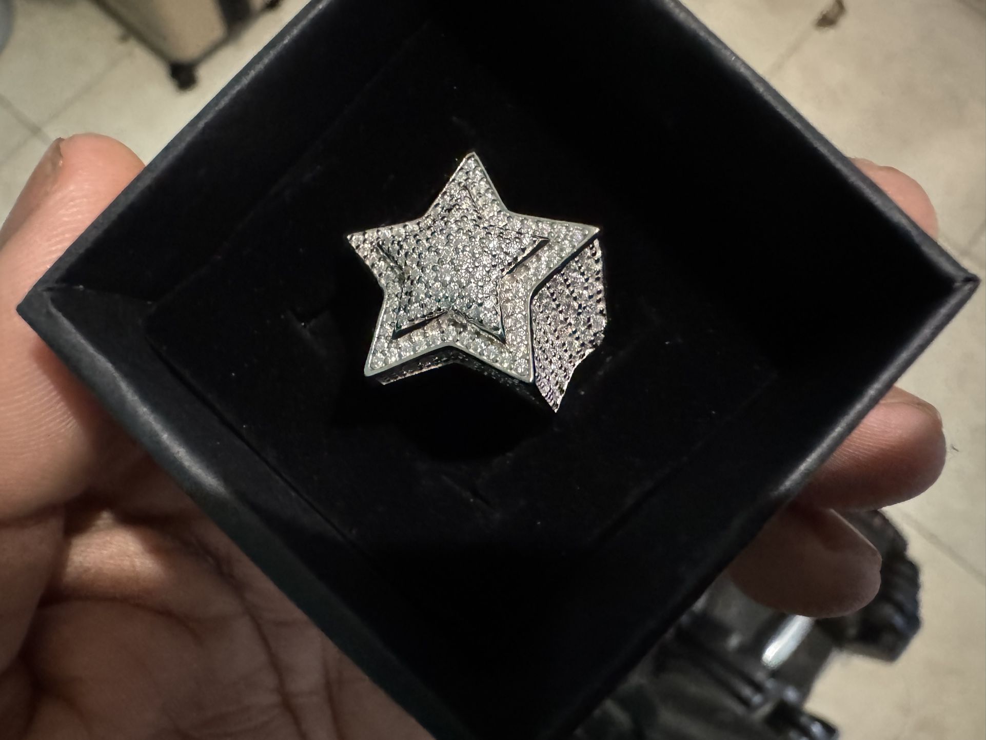 Star Moissanite Ring