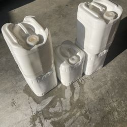 Salt Water Containers - 5 Gallon Each