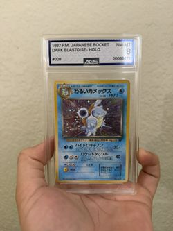 Pokemon Japanese Rocket 9 Dark Blastoise Holo