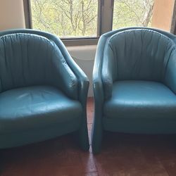 2 Leather Chairs