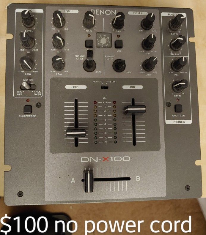 Denon DN-X100 No Cord As Is.