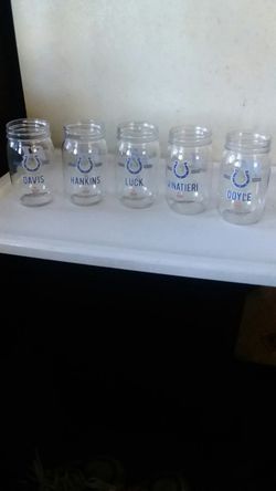 COLTS DRINKING GLASSES, NO ISSUES, (COLLECTIBLES) $NEGOTIABLE.
