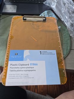 Sparco Neon Orange Clipboard