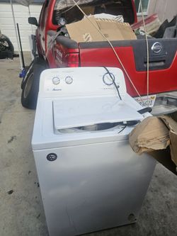 Amana White Washer
