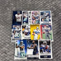 Lot of Dallas Cowboys Football Cards