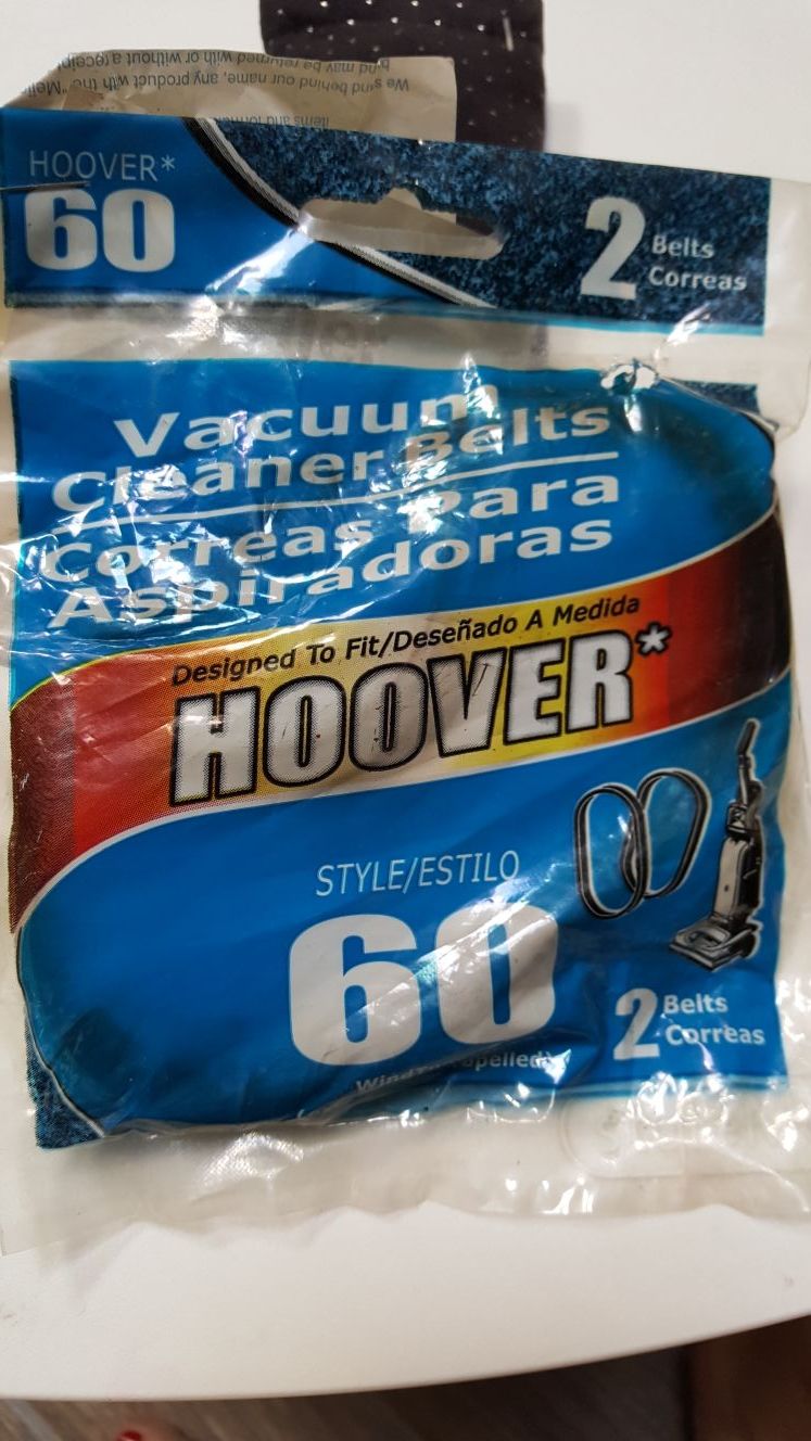 New Hoover 60 belts