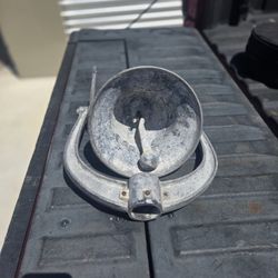 Cast aluminum bell.