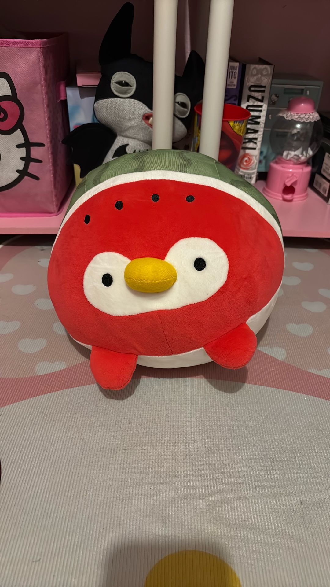 Penguin Watermelon Daiso Plush Cooling Pillow
