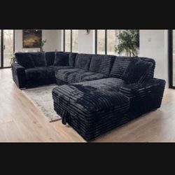 Sectional Black Sofa New