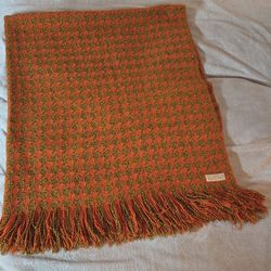 Vintage Pendleton Woolen Mills 100% Wool Woven Blanket