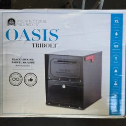 Architectural Mailboxes Oasis TriBolt Locking Metal Extra Large Mailbox Black