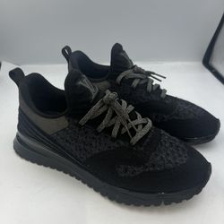 Louis Vuitton Louis Vuitton Black Knit Fabric VNR New Runner Low Top Sneakers 