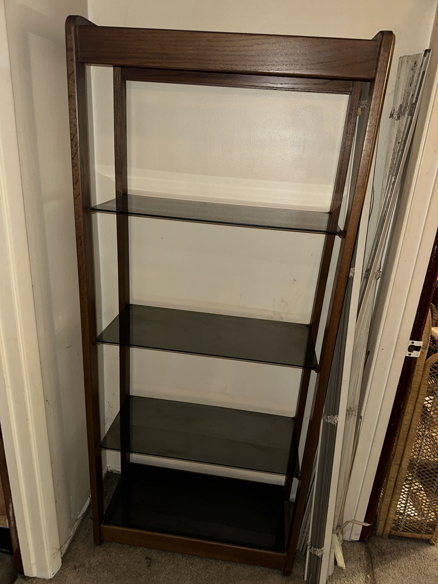 Wood And Glass Shelves