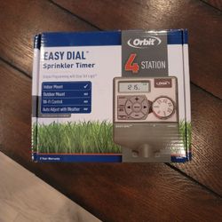 2 Brand New Orbit 4 Station Sprinkler Timers
