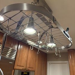 Ceiling Mounted Pot Rack