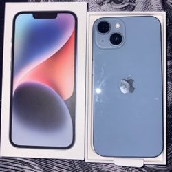 apple iphone 14, blue, 128GB