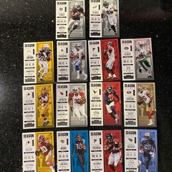 2017 Panini Contenders Football Cards Lot of 14