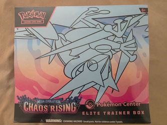 Chaos Rising Pokemon Center Elite Trainer Box etb
