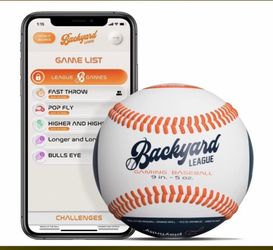 Playfinity Backyard League Gaming Baseball for | Real Baseball with Sensors and app