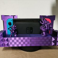 Mario vs Bowser Switch dock holder (3d printed)
