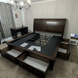 King bed frame 