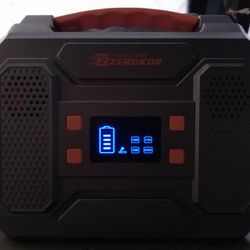 Zerokor Portable Electric Generator With Solar Panels 