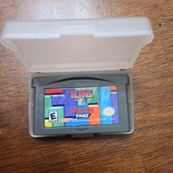 Tetris Worlds Game Boy Advance Game & case