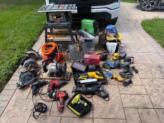 Large Lot of Power Tools – Mixed Brands