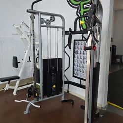 Functional trainer gym equipment exercise fitness weight machine