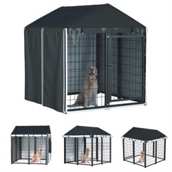 OUTDOOR DOG KENNEL COVER 