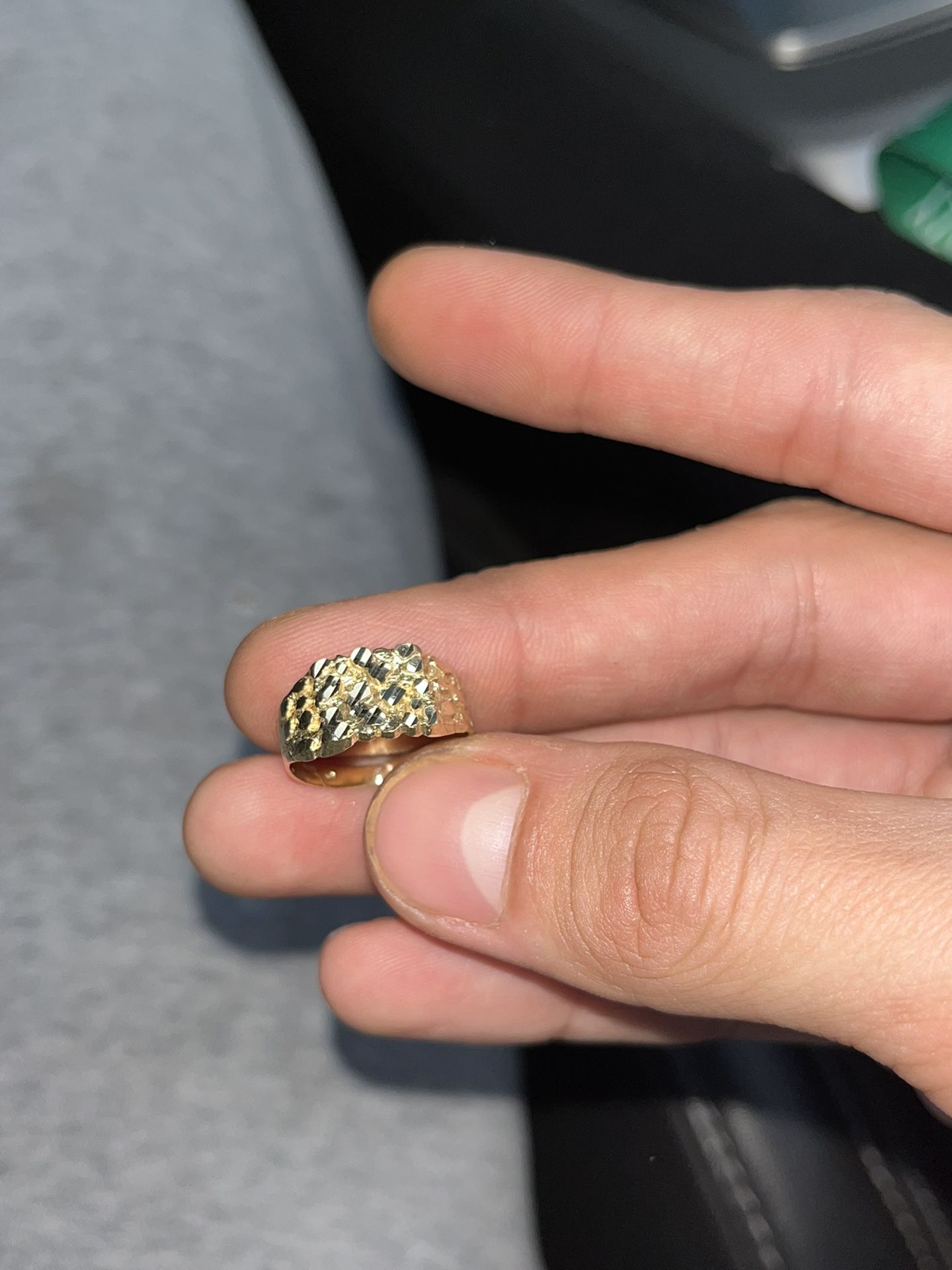 10K GOLD NUGGET RING