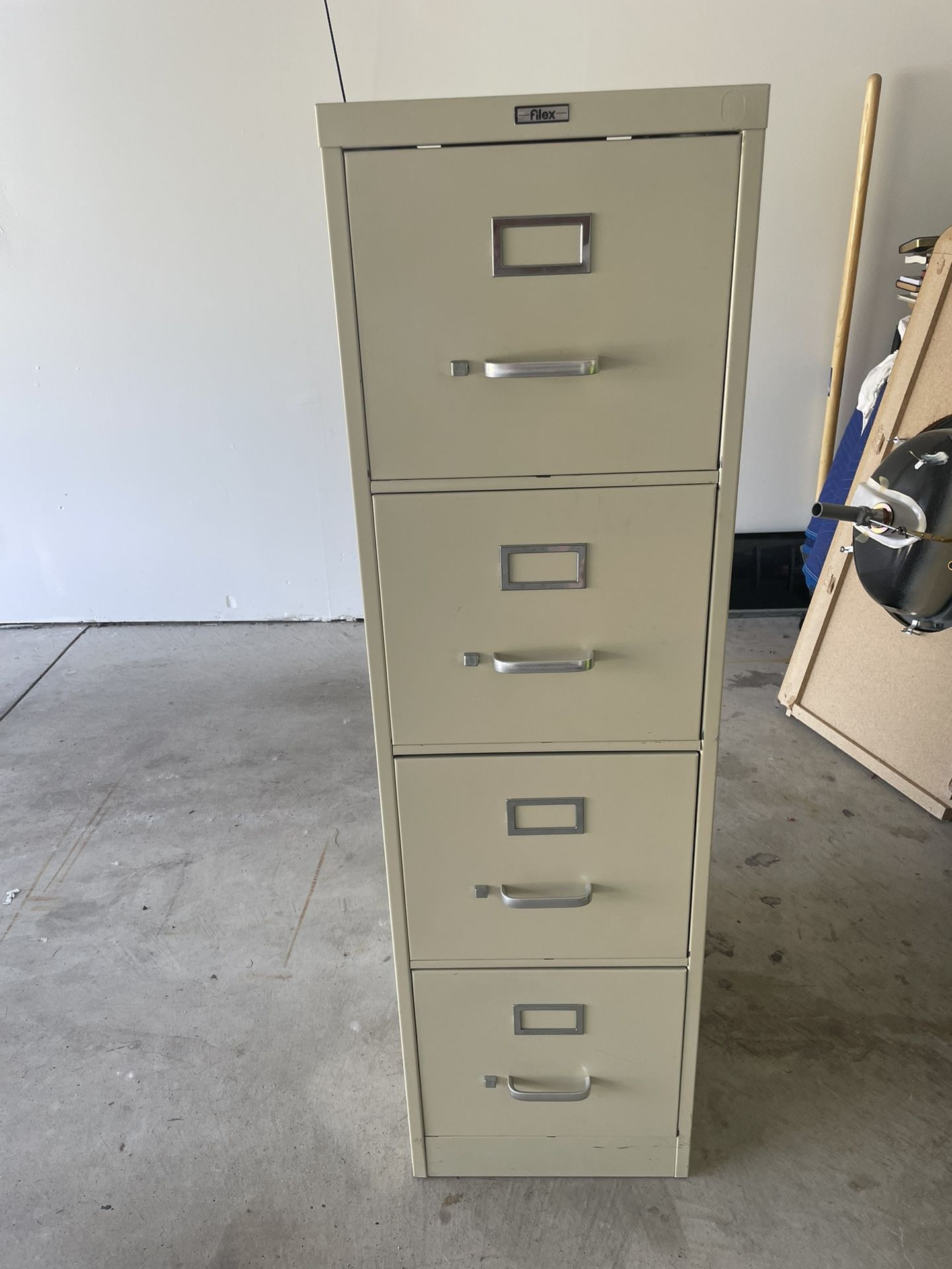 Four Drawer File Cabinet