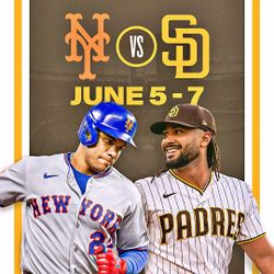 Padres Vs NY Mets Friday and Sunday Mexican Heritage