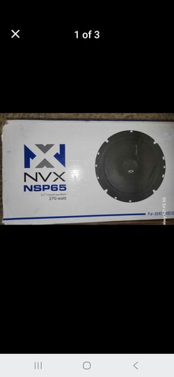 NVX NSP65 6.5" Coaxial Speakers 270 Watt