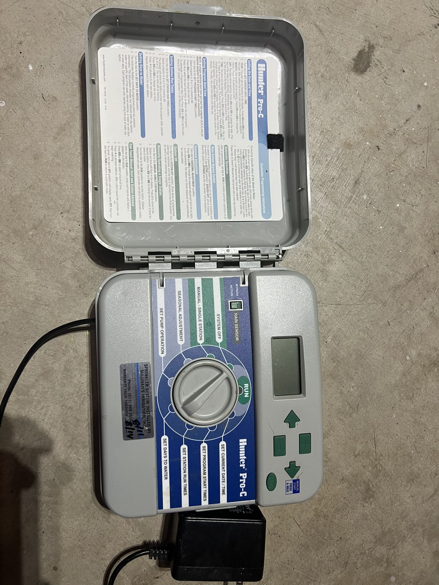 Hunter Sprinkler Controller