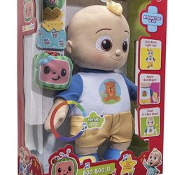 CoComelon Official Boo Boo JJ Feature Plush - Boo Boo Areas Light Up